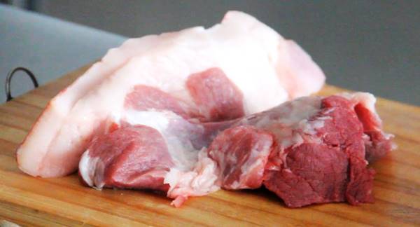 塩煎肉で使う豚肉